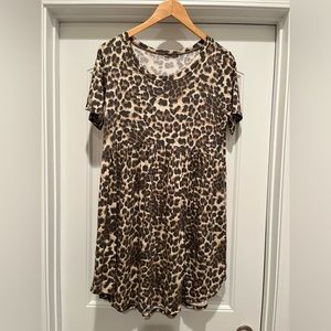 Ladies Jodifl Cheetah Print Dress. Size Large.